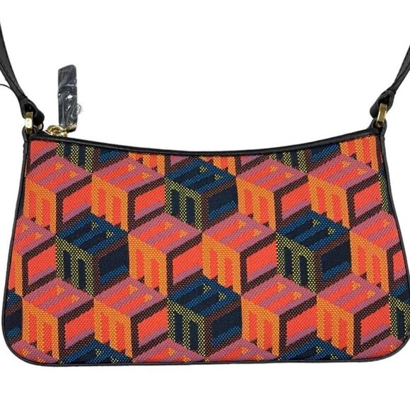 MCM Mini Cubic Monogram Shoulder Bag Purse New - Picture 5 of 9